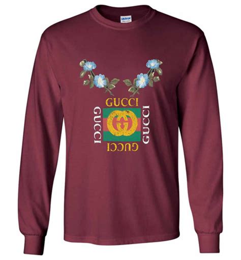 cropped gucci t shirts|Gucci long sleeve shirt.